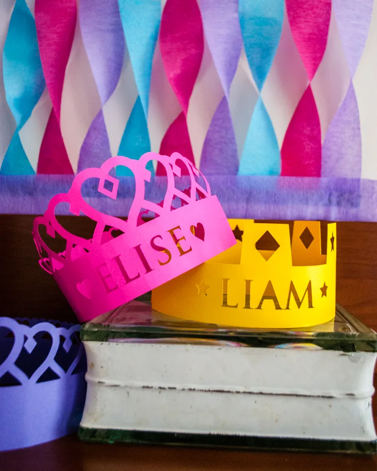 birthday paper crown