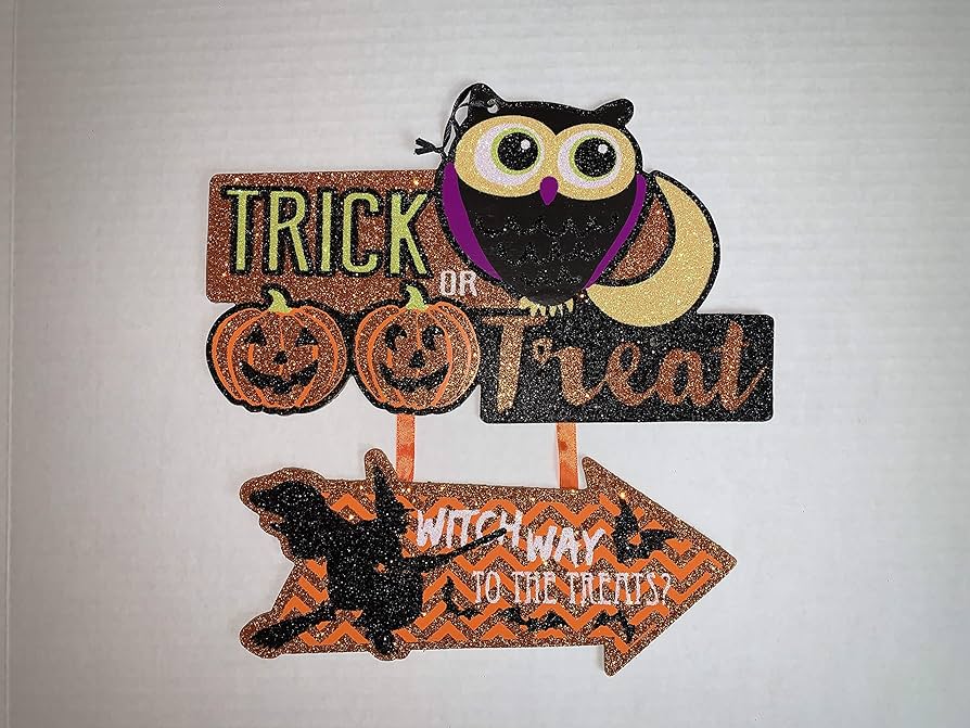 glitter owl wall decor