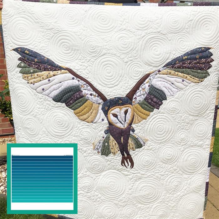 fabric owl wall hanging