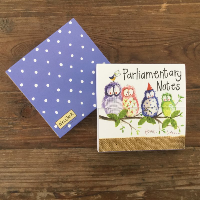 magnetic owl notepad