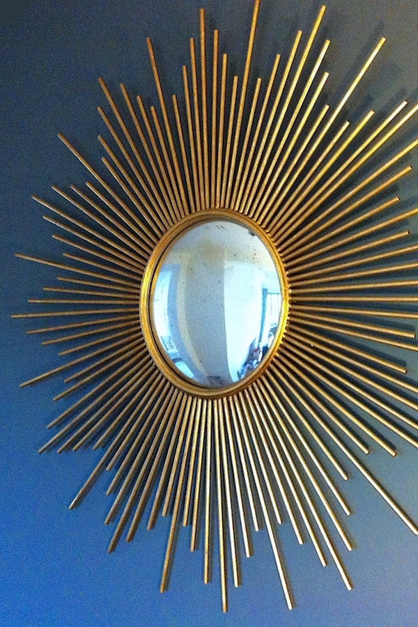 gold sunburst mirror