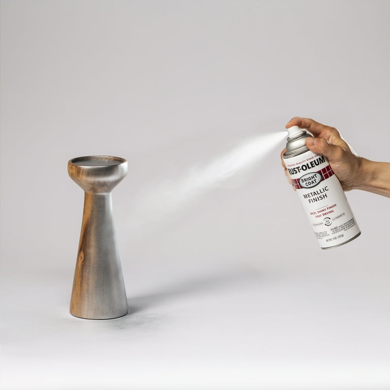 metallic spray paint finish