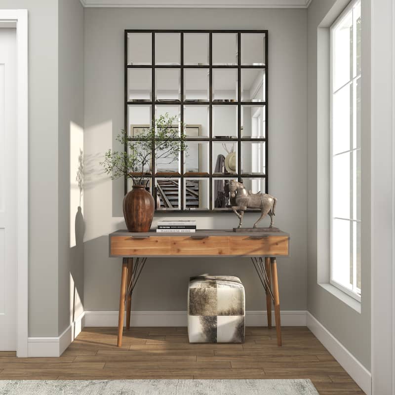 copper home decor mirror