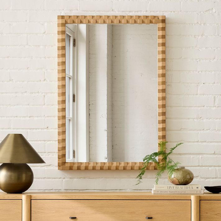 textured wall mirror