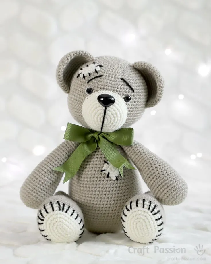 crochet teddy bear