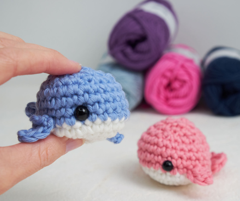 crochet whale