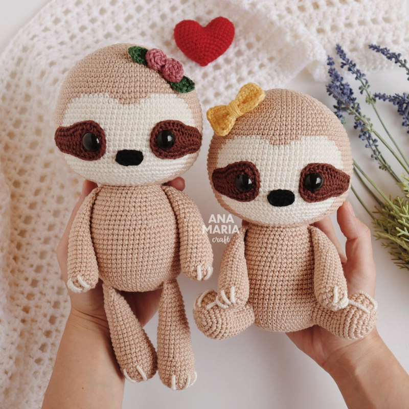 crochet sloth
