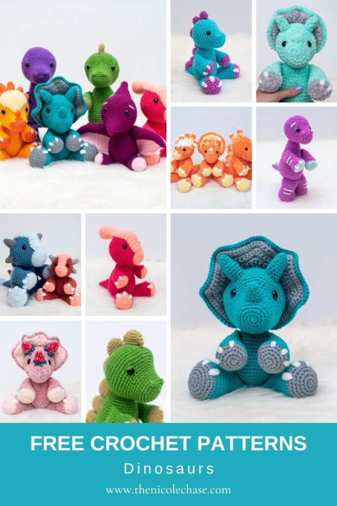 crochet dinosaur