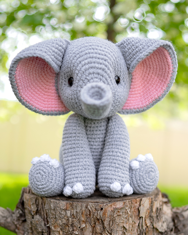 crochet elephant