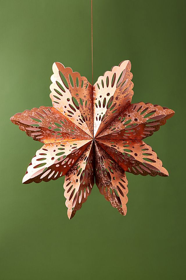 metallic paper fans