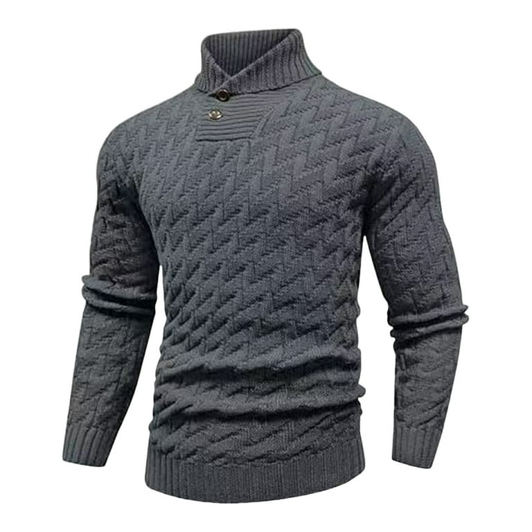 minimalist mock neck sweater