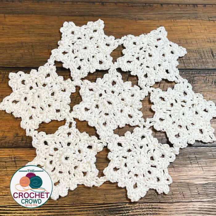 snowflake crochet doily