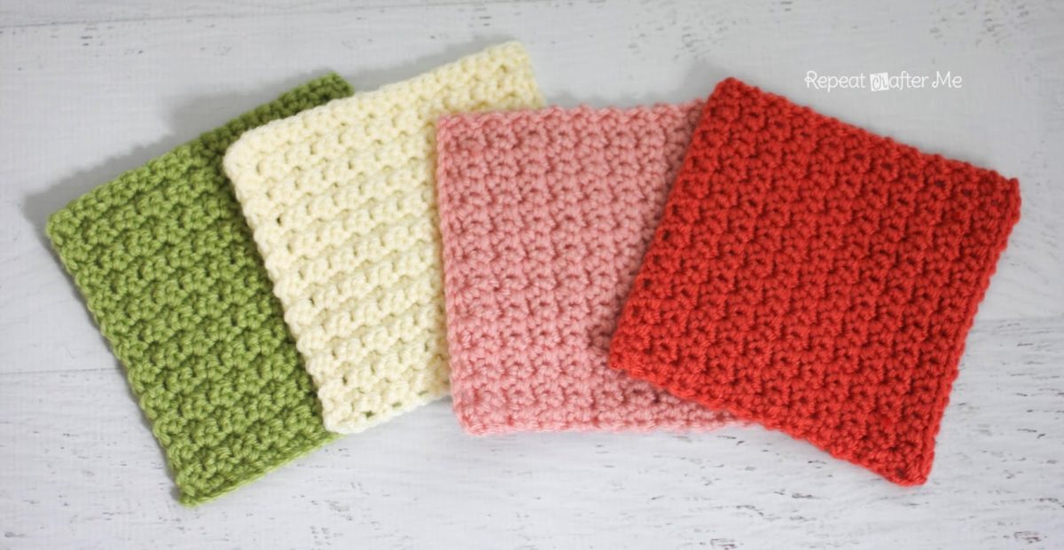 solid crochet square