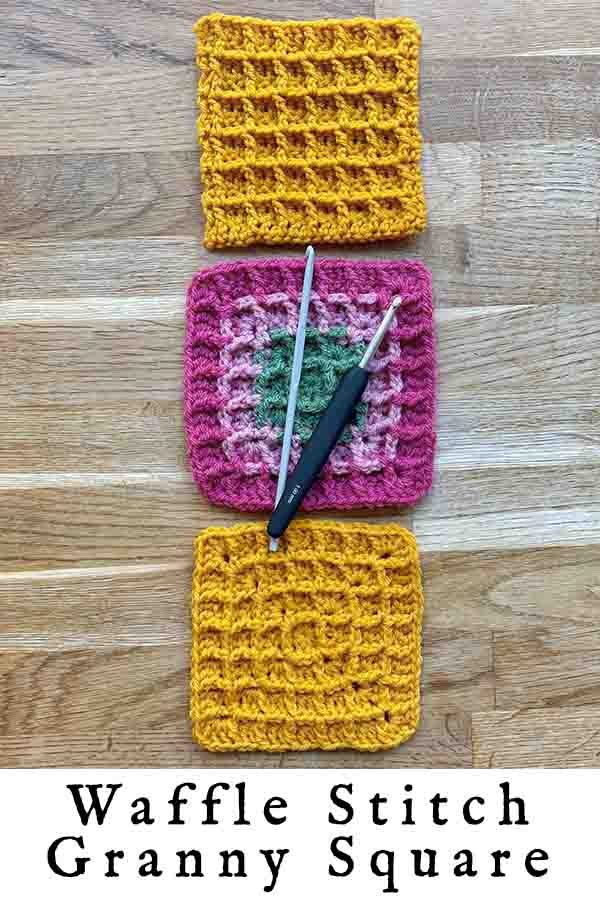 waffle stitch crochet square
