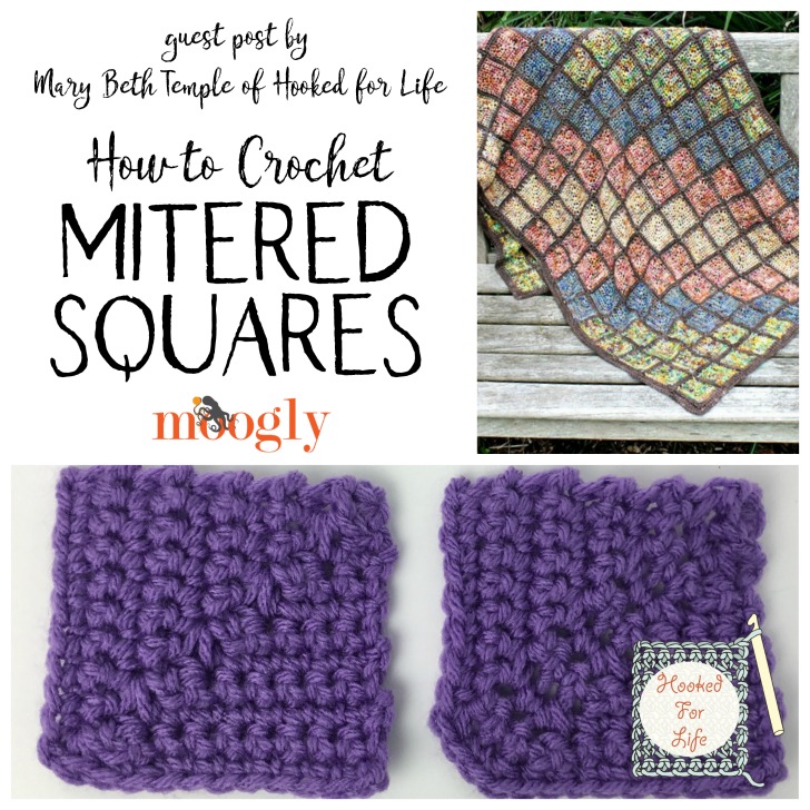 mitered crochet square