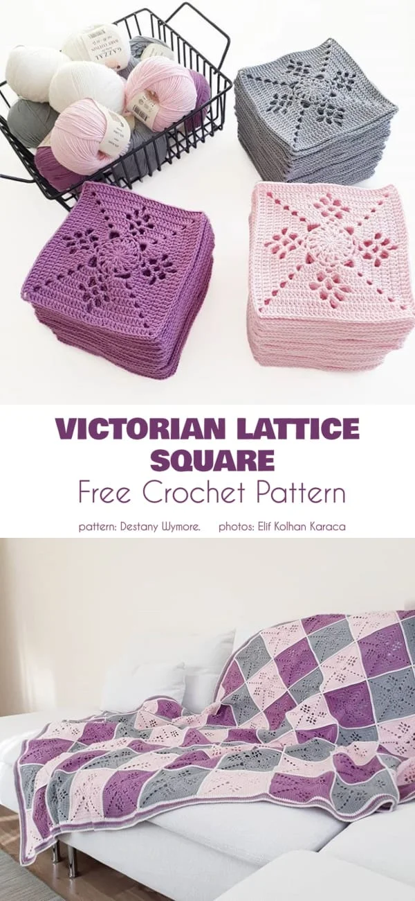 victorian lattice crochet