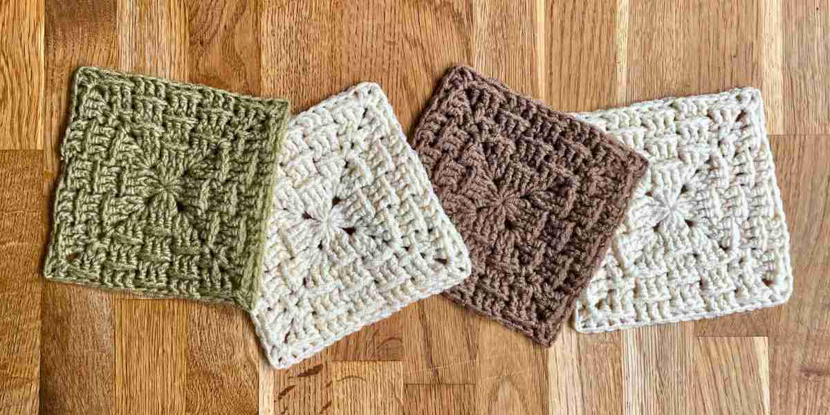 basketweave crochet square