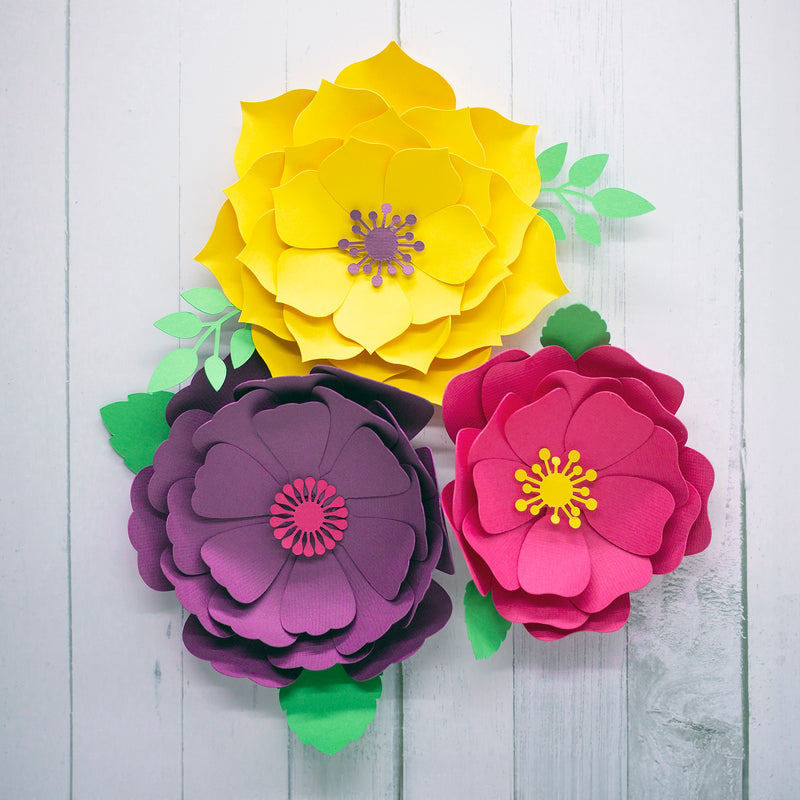 3D paper flower