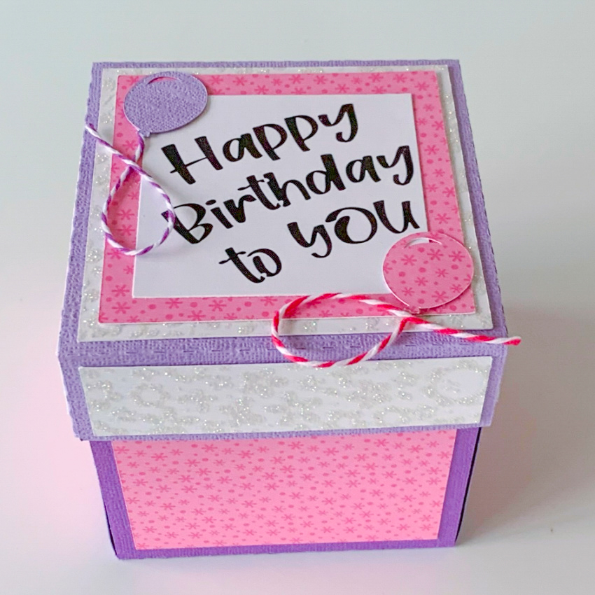 birthday exploding box