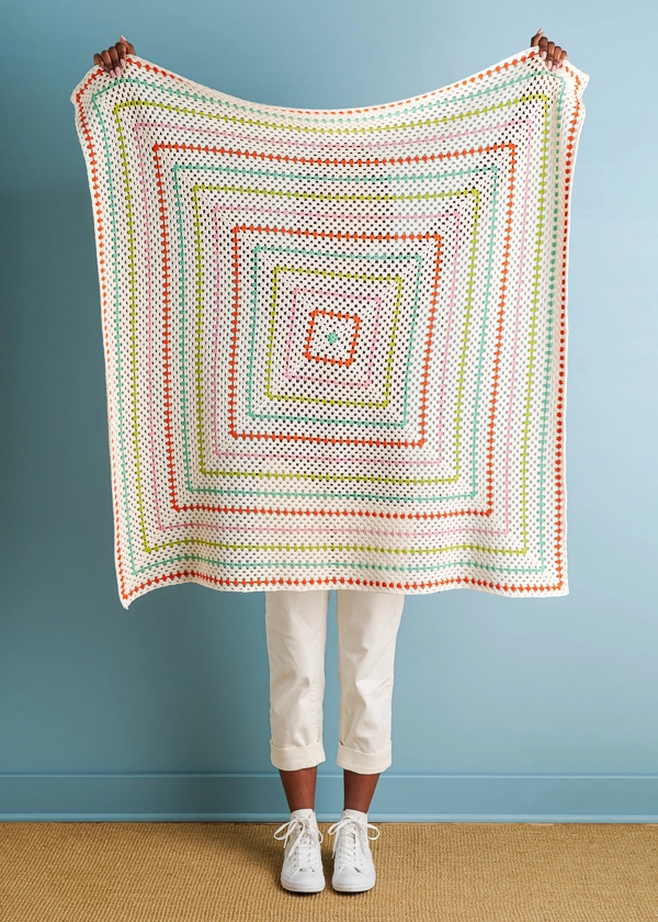 granny square crochet blanket