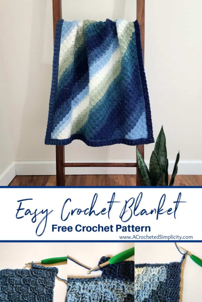 C2C crochet blanket