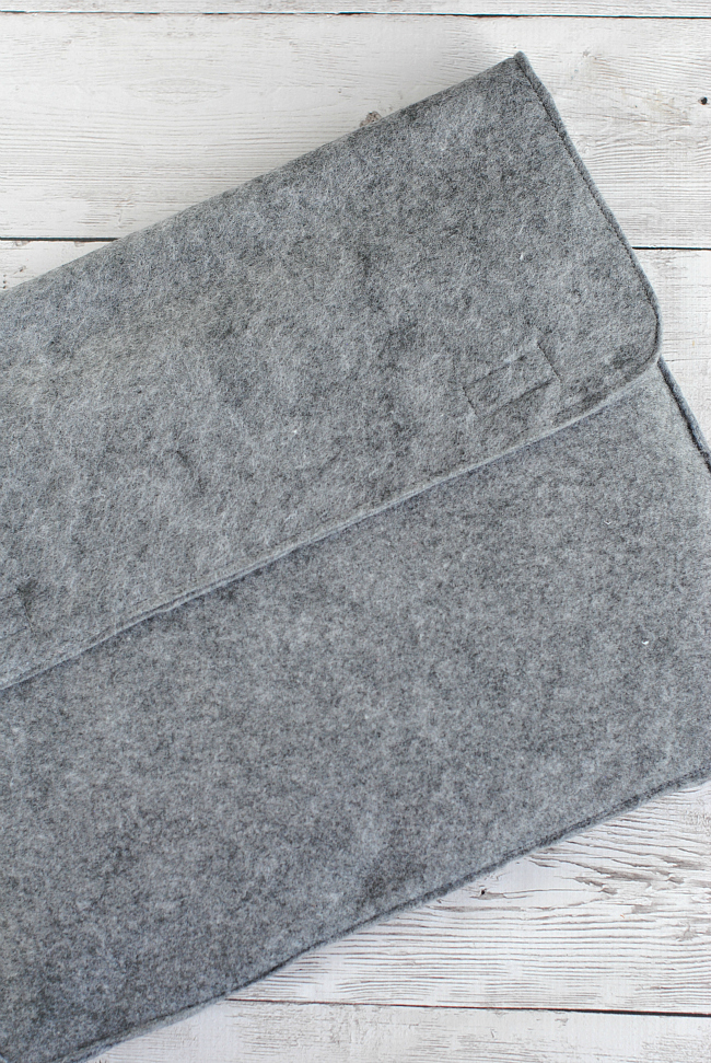 felt laptop sleeve no sew