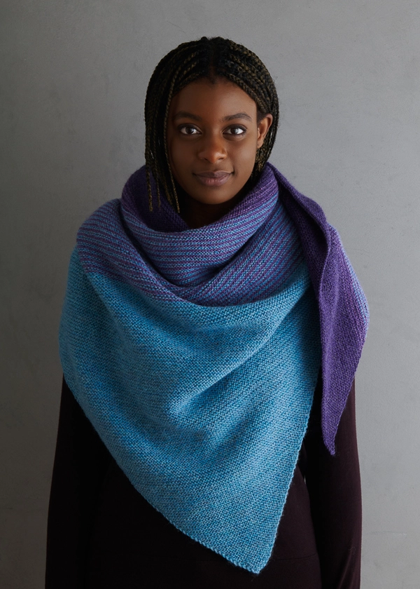 garter stitch shawl