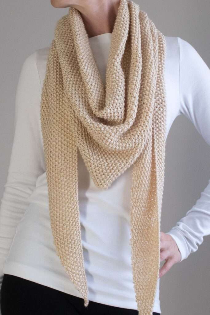 seed stitch wrap