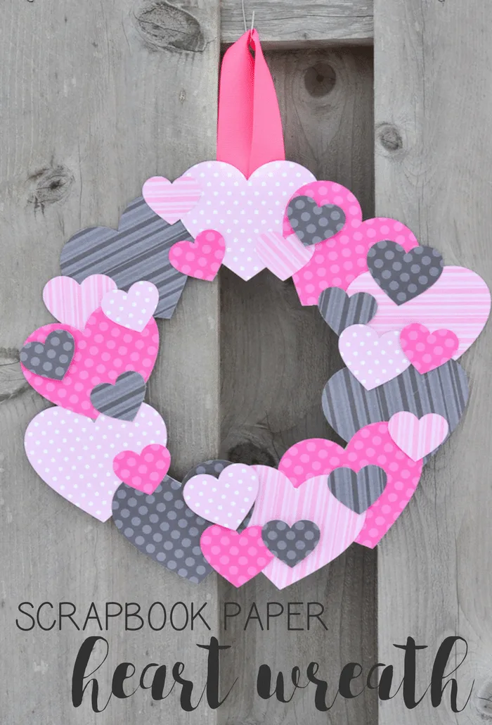 craft supplies paper hearts