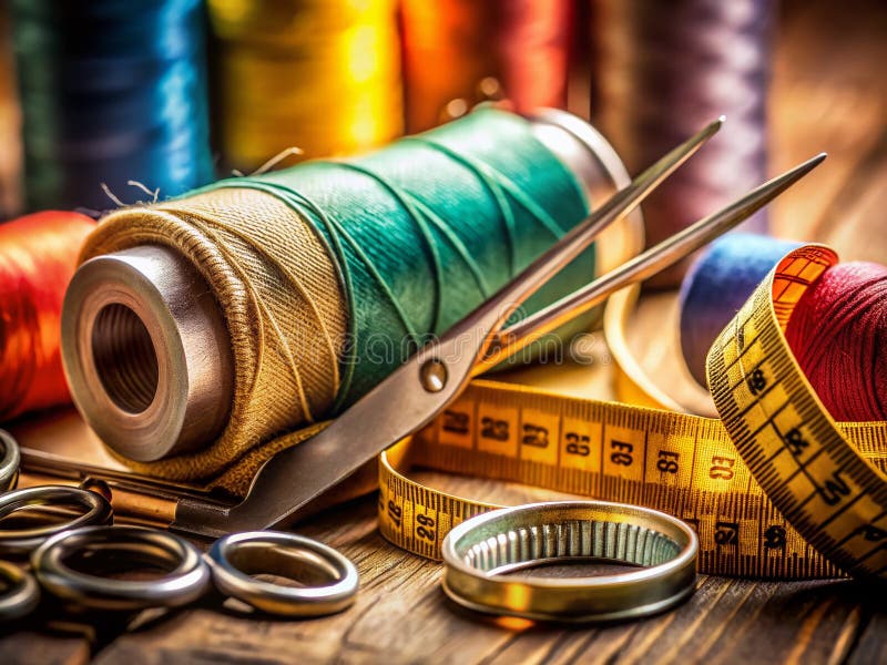 crafting tools close up