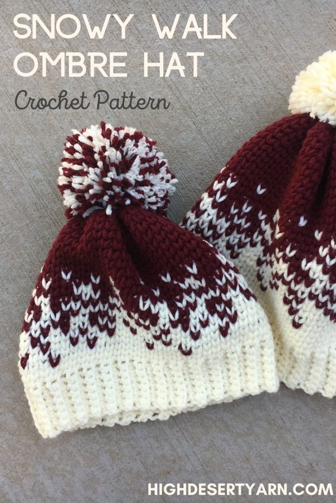 ombre-knitted-hat