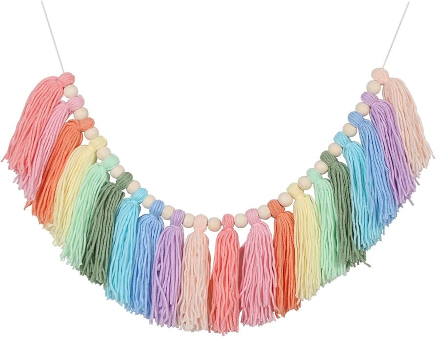 boho tassel can decor
