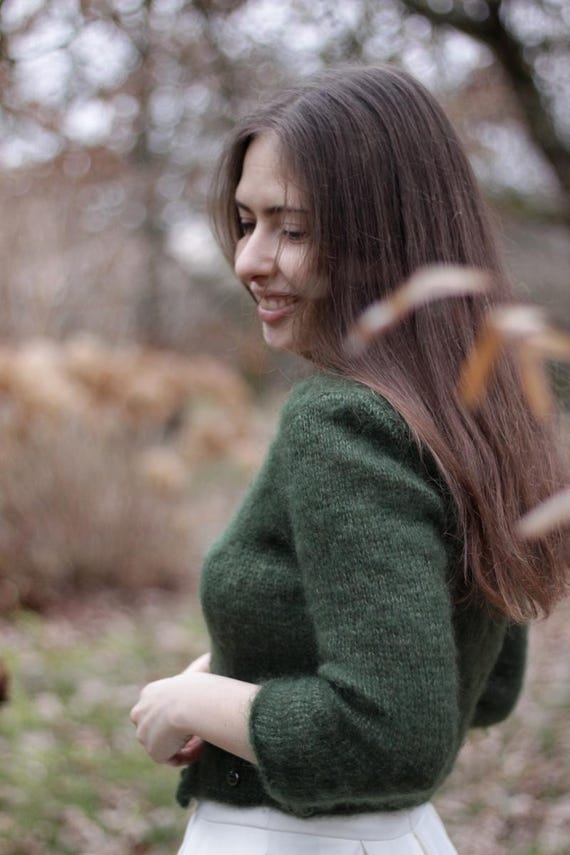 mohair silk cardigan