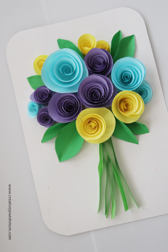 quilled paper flowers