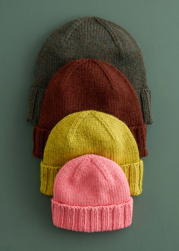 knitted beanie hat