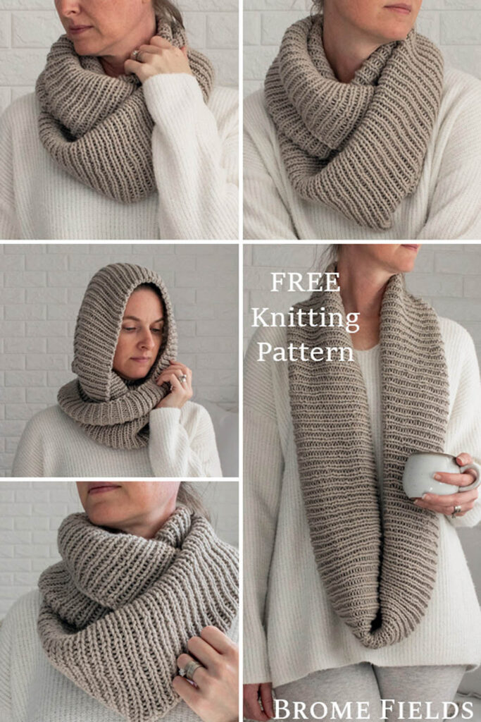 knitted infinity scarf