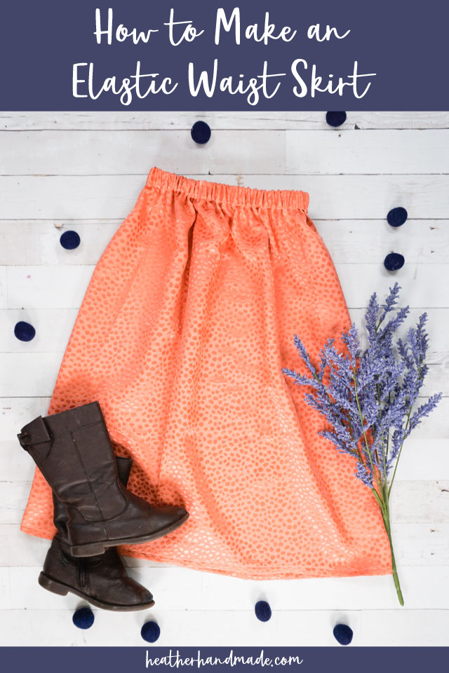 elastic waist skirt
