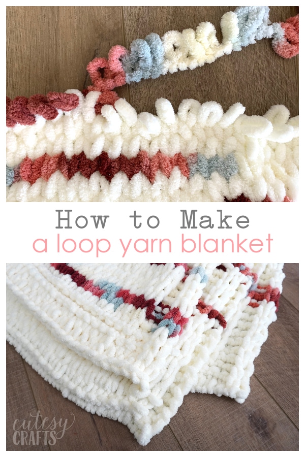 loop yarn blanket