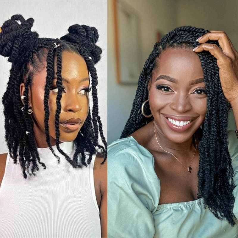 twisted hair style