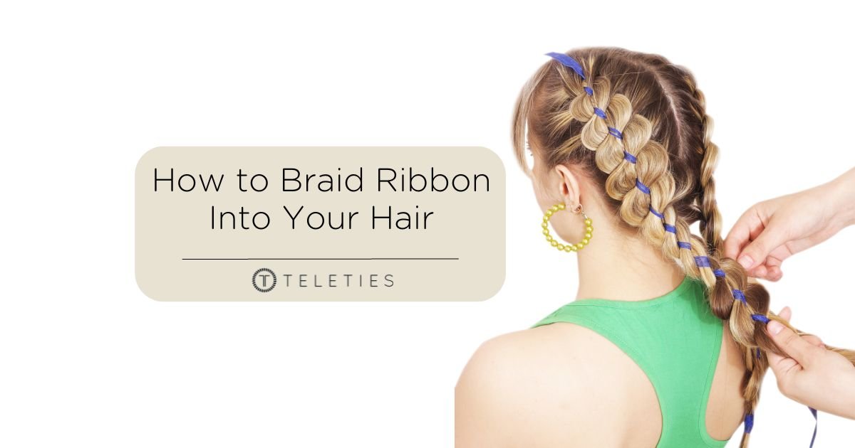 braid with ribbon