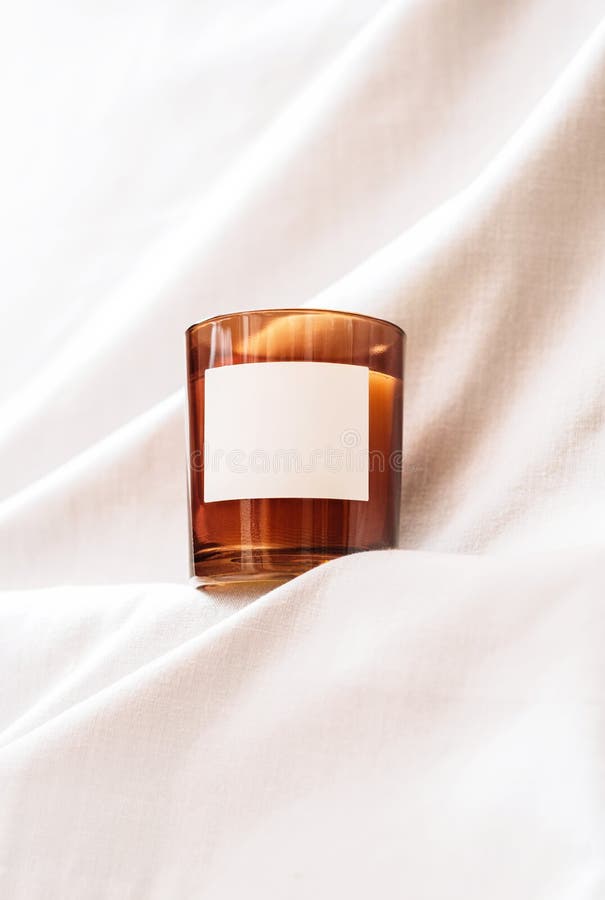 fabric candle labels