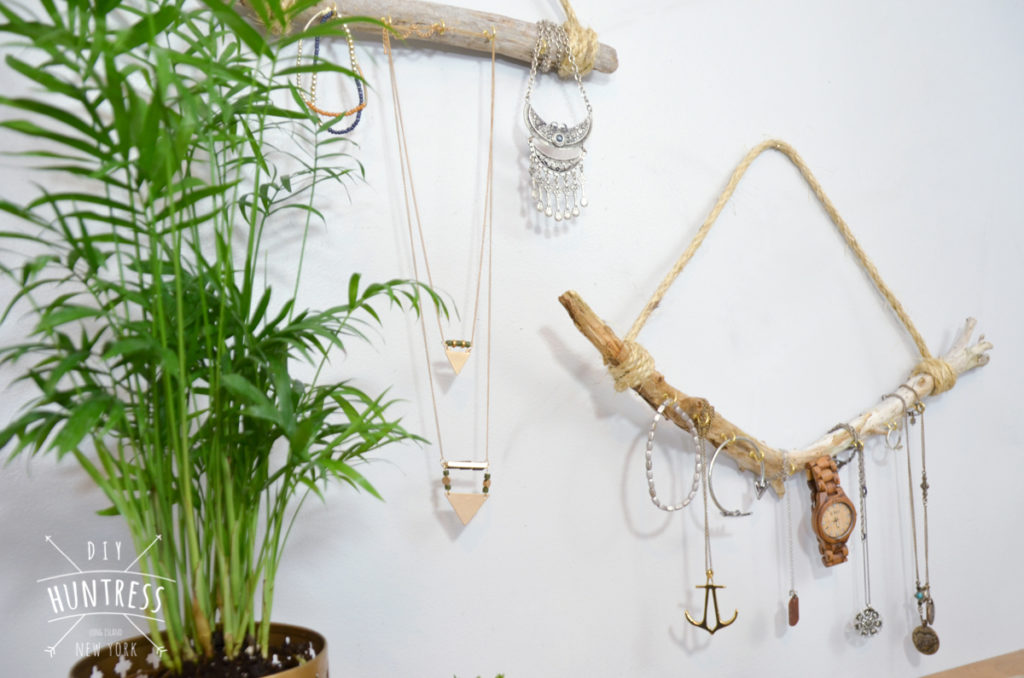 driftwood necklace hanger