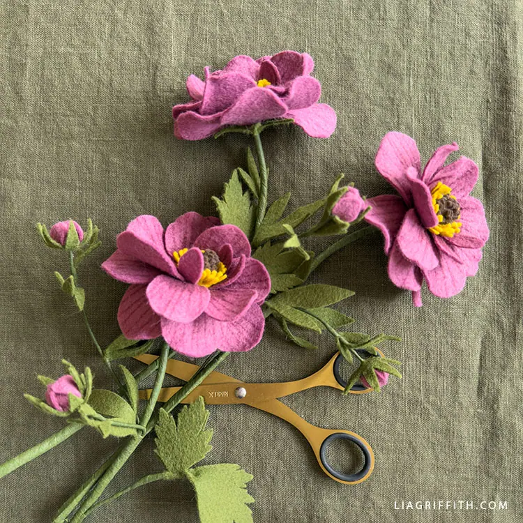 felt flower