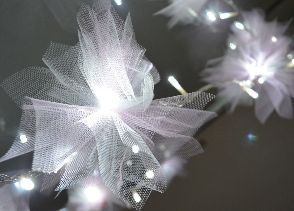 tulle flower