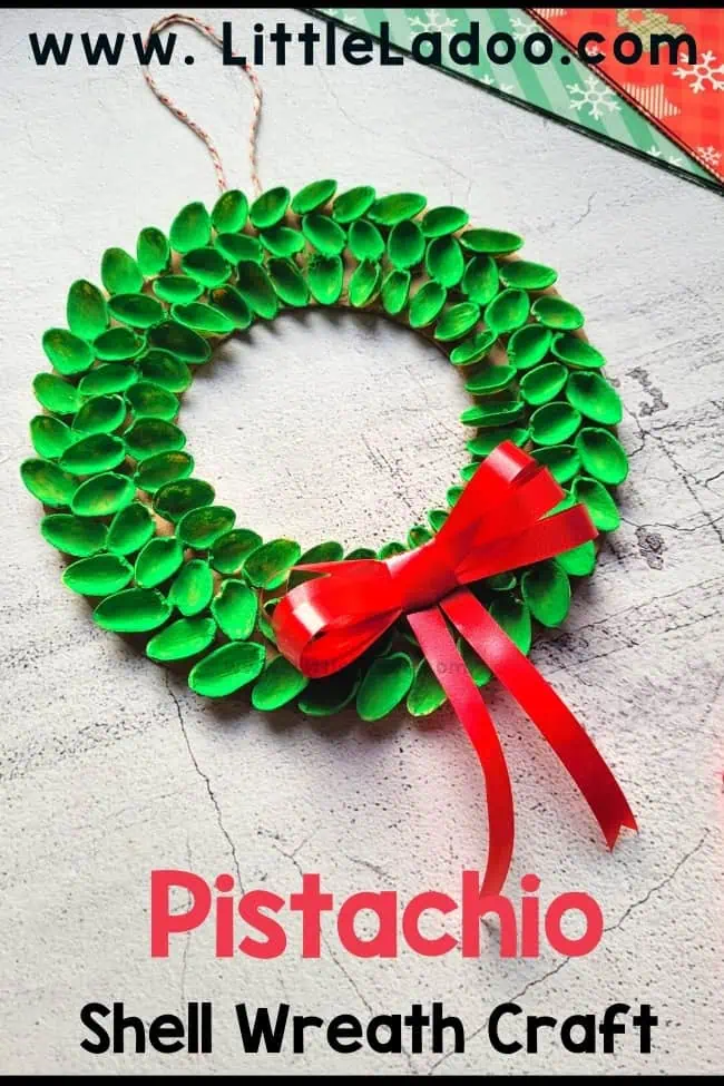 pistachio shell wreath