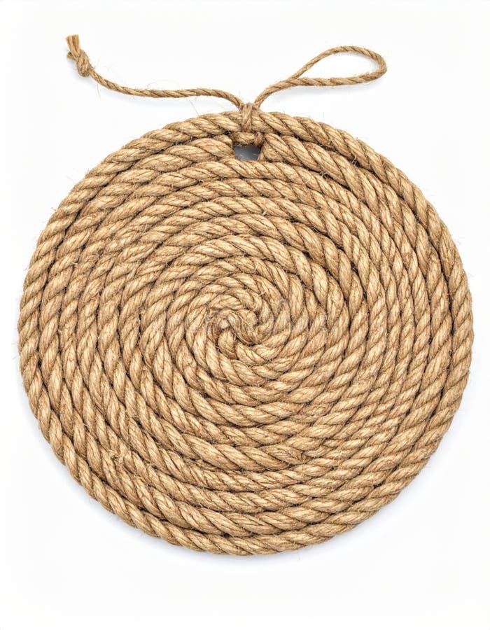 jute rope spiral placemat