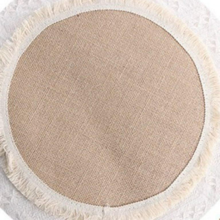 jute placemat with tassels