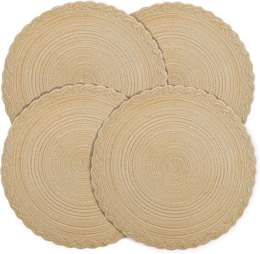 lace edge jute placemat