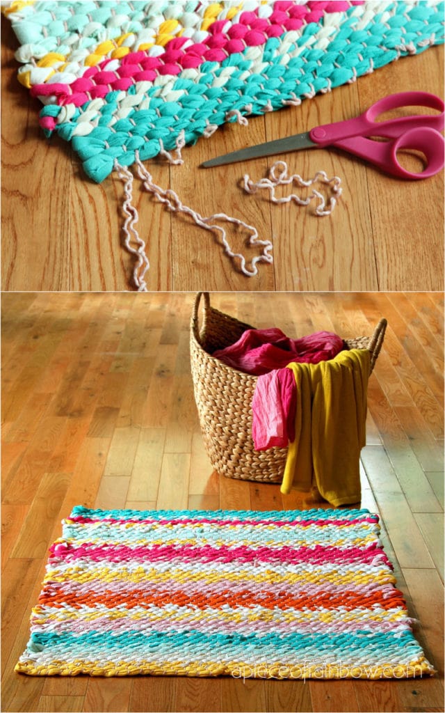 loom knit rug