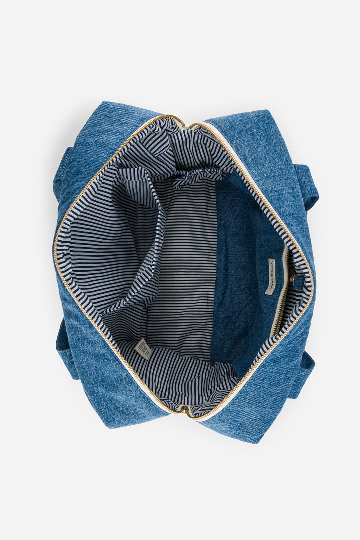 denim diaper bag